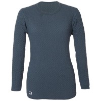 KENSEN HIDAMARI QMS823 Chomolangma Women's Round Neck Innerwear [Navy] LL