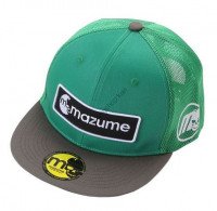 Mazume OBMZCP488 Flat Cap Mesh Emblem GR F