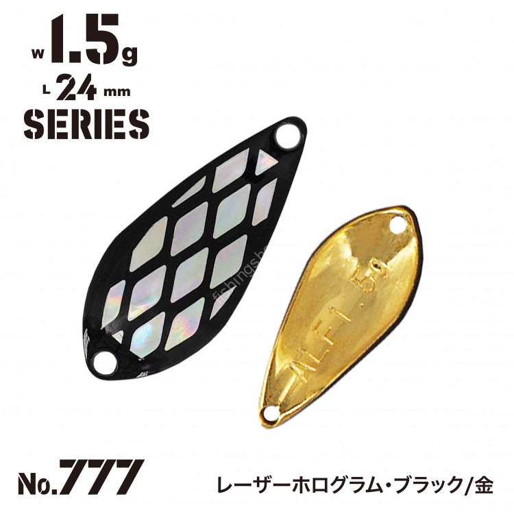 ALFRED Alf Area 1.5g (old model) #777 Gold / Laser Hologram Black