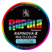 RAPALA Rapinova-X Multi-Color [10m x 5color] 200m #1.5 (29.8lb)