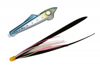 JACKALL BinBin Rocket 20g #F209 Gira Iwashi / Makkuro Red T + 