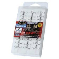 GAMAKATSU T1 KyougiSP OF 4 anchors [Nano Smooth Coat] #6.5 Value Pack (21pcs)