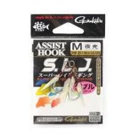 GAMAKATSU Assist Hook SLJ [Night Light] M (8pcs)