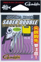 GAMAKATSU Jigging Hook Saber Double L [Silver] (4pcs)