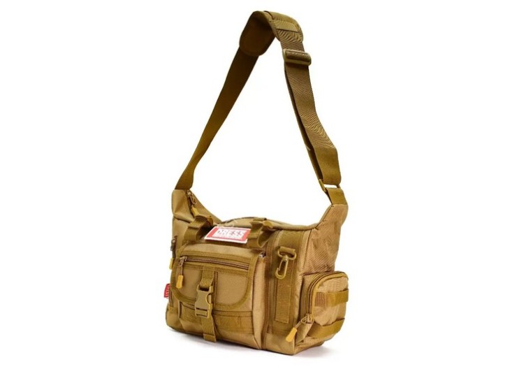 DRESS Military Messenger Bag #Khaki