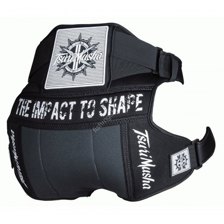 TSURI MUSHA Army Emblem Hip Guard Black