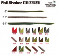 FISH ARROW Fall Shaker 5.5" #297 Green Pumpkin / Black Flake