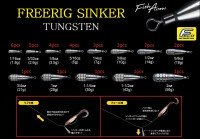 FISH ARROW FreeRig Sinker Tungsten 3/32oz (2.6g)