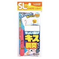 SASAME Tokusen Choi Nage Kisu Dotoku Set TKS43 [Red] 1 Hook 7-1