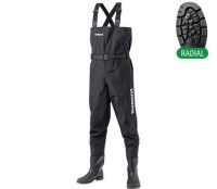 SHIMANO FF-054T Hyper Waders Chest <High/Radial Sole> (Black) S