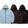 JACKALL Jersey Zip Up Logo Hoodie [Sepia] XL