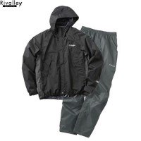 RIVALLEY 6389 Stretch Rain Suit Black LL