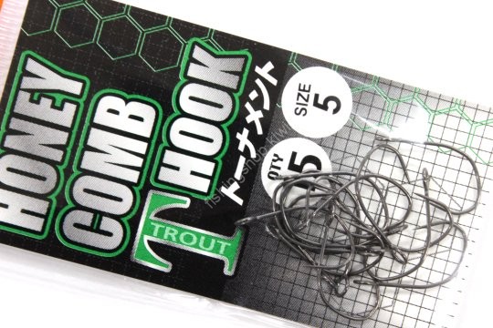 RODIO CRAFT Honey Comb T Hook Tournament #6 Service Pack (50pcs)