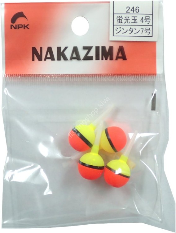 NAKAZIMA No.246 Fluorescent Ball Float #4