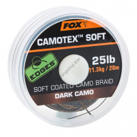 Fox Camotex Semi stiff Dark Camo Soft 25lb-20m