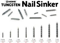 NOIKE Tungsten Nail Sinker 1.8g (1/16oz)
