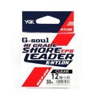 YGK G-Soul Hi Grade Shore Leader TP2 K-Nylon [Clear] 30m #3 (12lb)