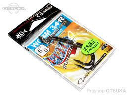 GAMAKATSU Elite Tourer Worm 34R [NS Black] #6/0 (3pcs)
