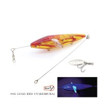 LITTLE JACK Panicking Survivor 40g #04 Gold Red UV/Rattle