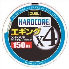 DUEL Hardcore X4 Eging [10m x Green&White&Orange] 150m #0.6 (12lb)
