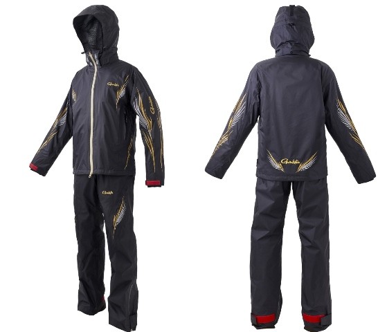 GAMAKATSU GM3718 Ultima Shield Pro Rain Suit (Black) L