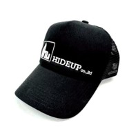 HIDE-UP HU-Main Logo Mesh Cap [08 Black/White] Free