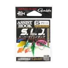 GAMAKATSU Assist Hook SLJ [Green] S (8pcs)