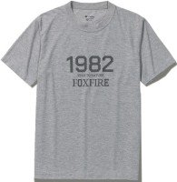 TIEMCO Foxfire C-Shield FF Logo Tee S/S (Gray) L