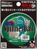 UNITIKA Silver Thread® Bass Spinnerbait [Dark Green] 100m #5 (20lb)