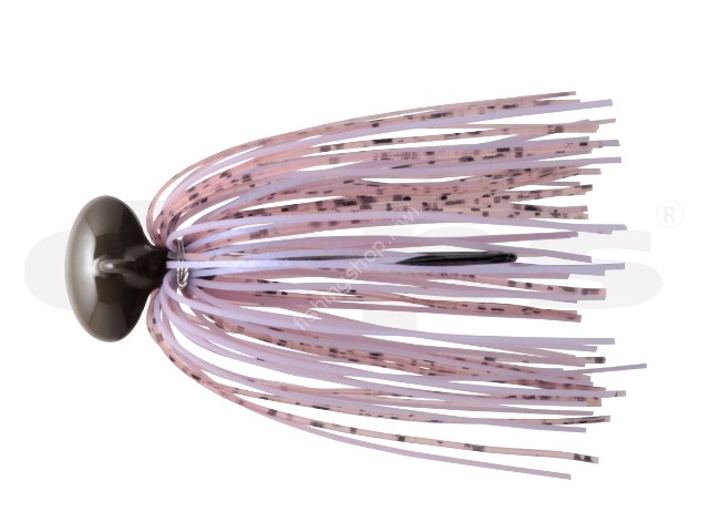 DEPS Hype Football Jig 1/2oz Silicone Skirt #33 Brown Pro Blue
