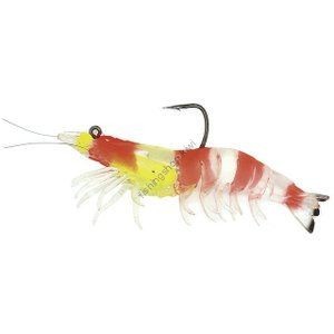 PROX Viceo Swim Bait Shrimp Raw 3.5 Red Bee Clear