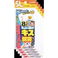SASAME Tokusen Choi Nage Kisu Dotoku Set TKS43 [Red] 1 Hook 8-1.2