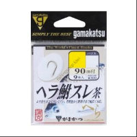 GAMAKATSU Herabuna Sure w/90cm Thread [Brown] #4