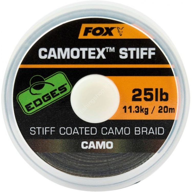 FOX Edges Camotex Stiff Camo [Camo] 20m (25lb)