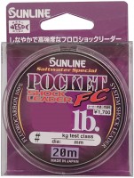SUNLINE Saltwater Special Pocket Shock Leader FC [Natural Clear] 20m #7 (30lb)