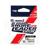YGK G-Soul Hi Grade Shore Leader TP2 K-Nylon [Clear] 30m #4 (16lb)
