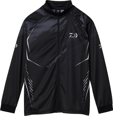 DAIWA DE-7524 Long Sleeve Dry Shirt (Black) 2XL