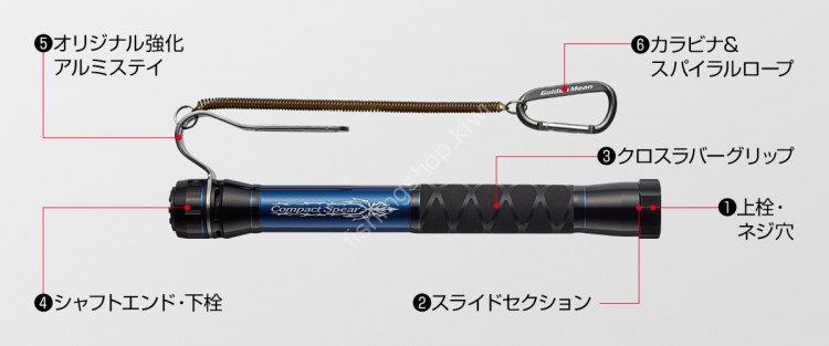 GOLDEN MEAN Compact Spear Blue