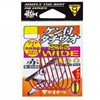 GAMAKATSU Kentsuki Tachiuo ST-R [Red] #3/0 Wide (7pcs)