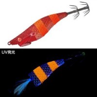 GAMAKATSU 19-353 Speed ​​Metal Egi Dropper F Type #12 Red Head/Red Shrimp Zebra