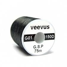 VEEVUS GSP Thread G01-150D(0.8) #11 Black