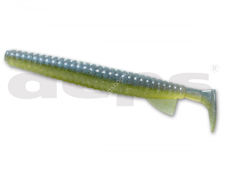 DEPS Deathadder Shad 4" #20 Watermelon Pro Blue