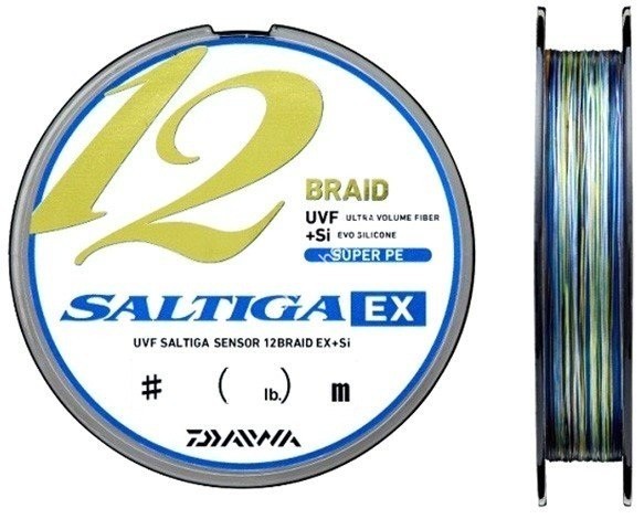 DAIWA UVF Saltiga Sensor 12Braid EX +Si [10m x 5colors] 200m #1.2 (27lb)