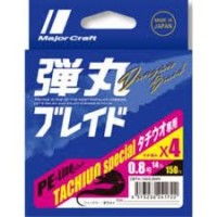 MAJOR CRAFT Dangan Braid Hairtail Game [White] 150m #1 (18lb)