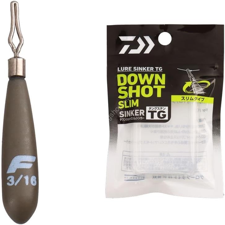 DAIWA Lure Sinker TG Down Shot Slim [Matte Moss Green]5.0g (3pcs)
