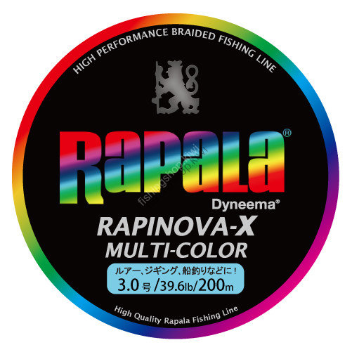 RAPALA Rapinova-X Multi-Color [10m x 5color] 200m #3.0 (39.6lb)