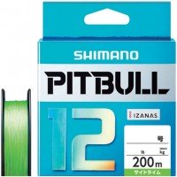 SHIMANO PL-M62R Pitbull 12 [Sight Lime] 200m #0.6 (13.9lb)