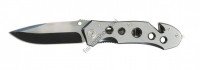 BELMONT MP-197 Hunter Folding Knife "Silver"