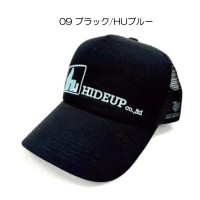 HIDE-UP HU-Main Logo Mesh Cap [09 Black/HU Blue] Free