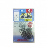 HARIMITSU Shrimp Hook BE-297 [NS Black] (50pcs)